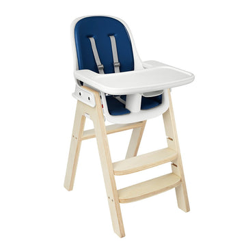 OXO Tot - Sprout Chair Birch Navy High Chairs