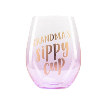 Pearhead - "Grandma's Sippy Cup" Wine Glass Gifts & Memories