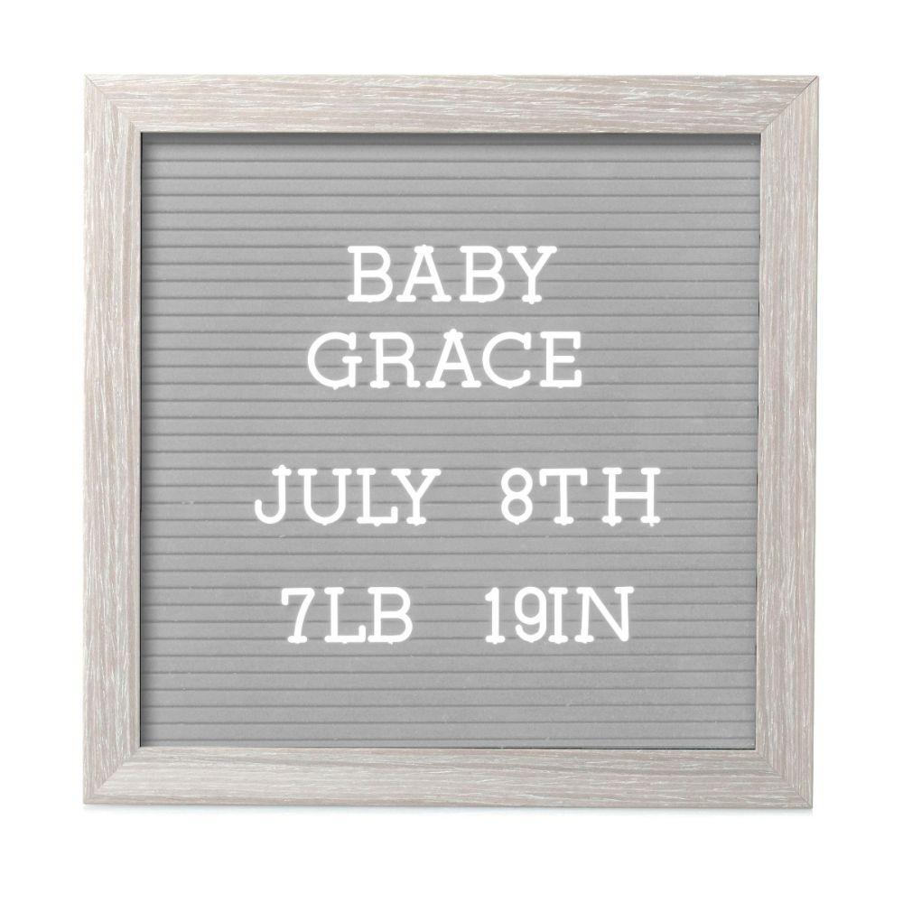 Pearhead - Letterboard Set - Light Grey