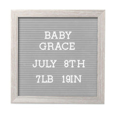 Pearhead - Letterboard Set - Light Grey