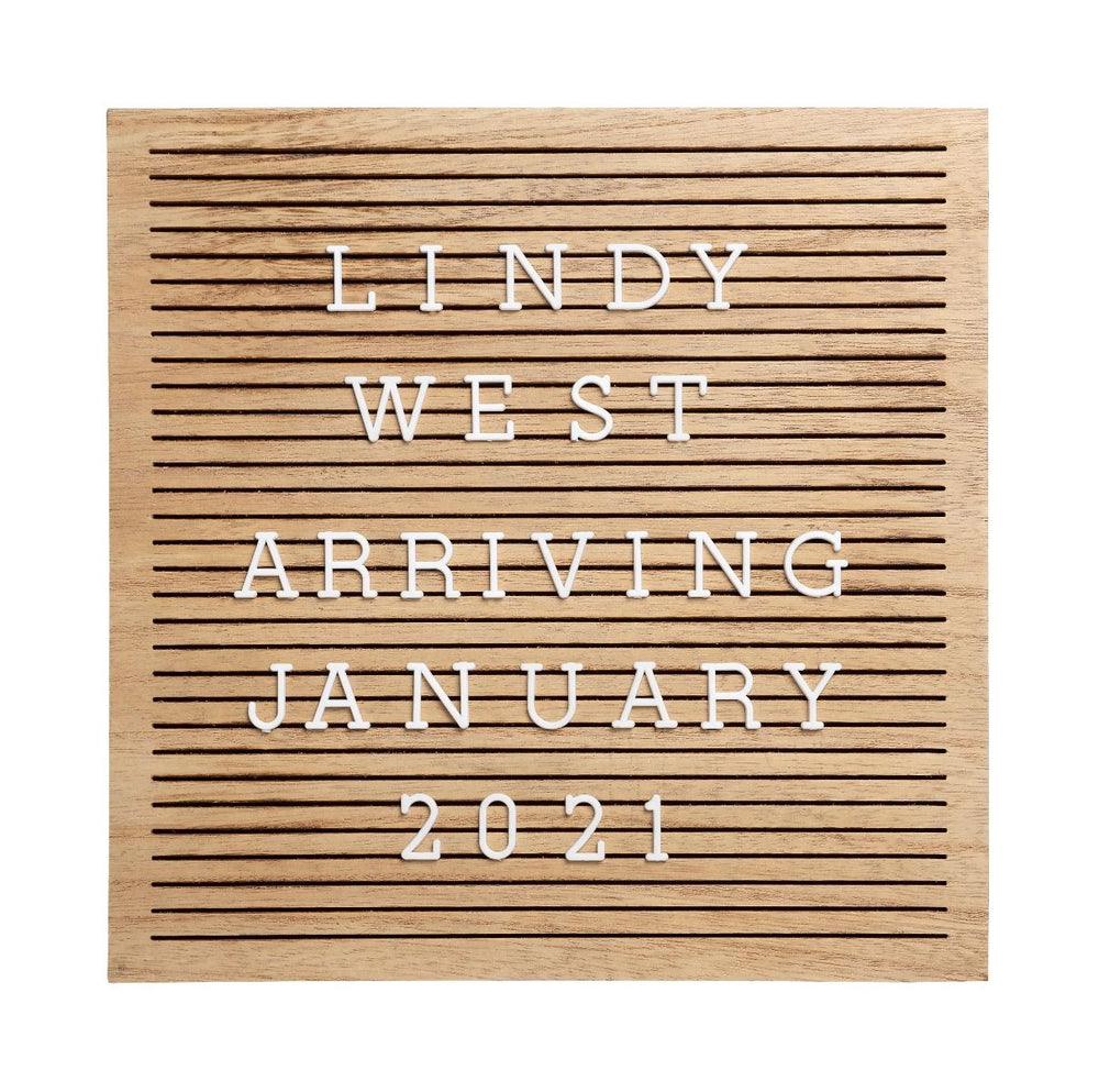 Pearhead - Wooden Letterboard