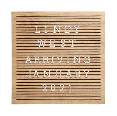 Pearhead - Wooden Letterboard