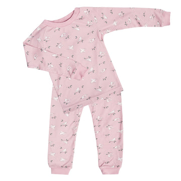 Perlimpinpin - Bamboo Pajama Set Birds / 12m Baby & Toddler Sleepwear