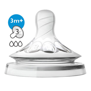 Philips Avent - Natural Medium Flow Nipple 3M+ Bottles & Accessories