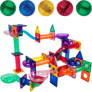 Picasso Tiles - 100 piece Marble Run Building Blocks Puzzles