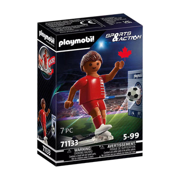 Playmobil - 71133 Canadian Soccer Player Pretend Play