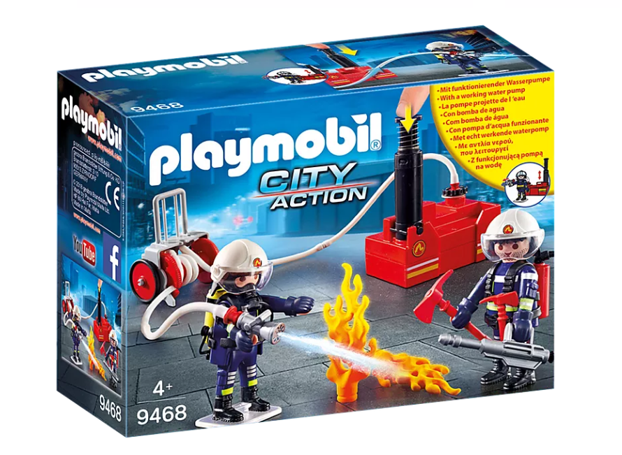 Playmobil - Firefighters with Water Pump