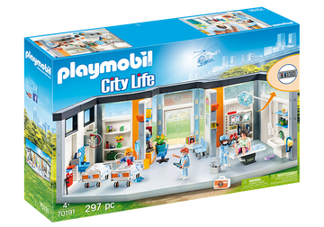 Playmobil - Furnished Hospital Wing Pretend Play