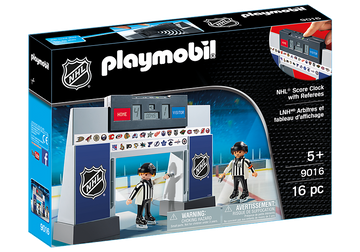 Playmobil - NHL Score Clock with 2 Referees Pretend Play
