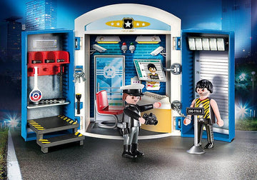 Playmobil - Police Station Play Box Pretend Play
