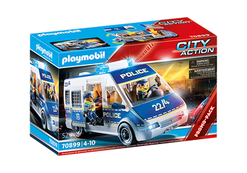 Playmobil - Police Van with Lights and Sound Pretend Play