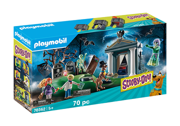 Playmobil - SCOOBY-DOO! Adventure in the Cemetery Pretend Play