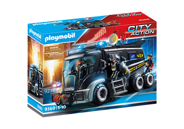 Playmobil - Tactical Unit Truck Pretend Play