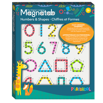 Playskool - Magnatab - Numbers & Shapes Tracing Board Sensory Toys