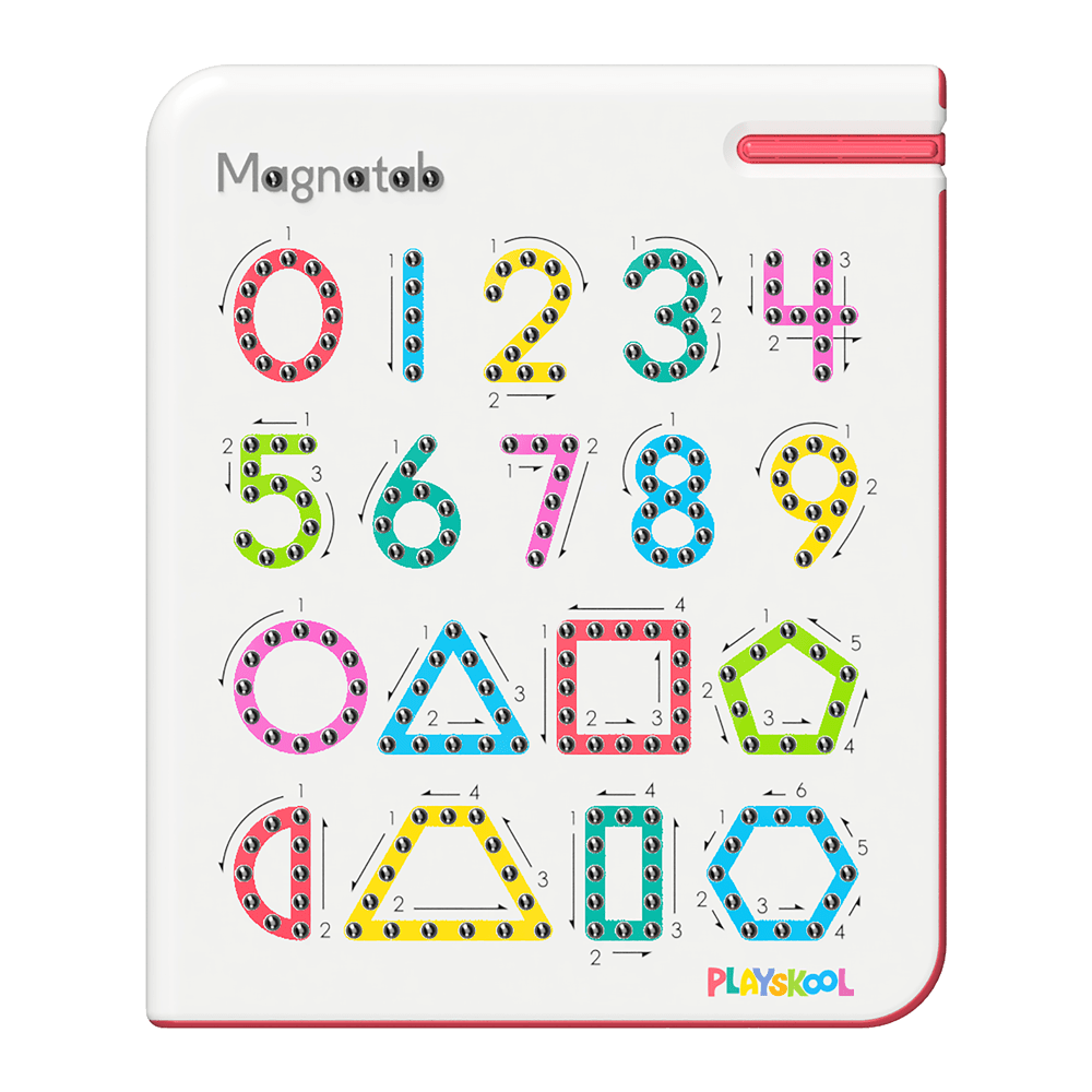 Playskool - Magnatab - Numbers & Shapes Tracing Board