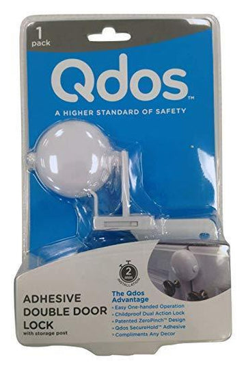 Qdos - Adhesive Double Door Lock Babyproofing