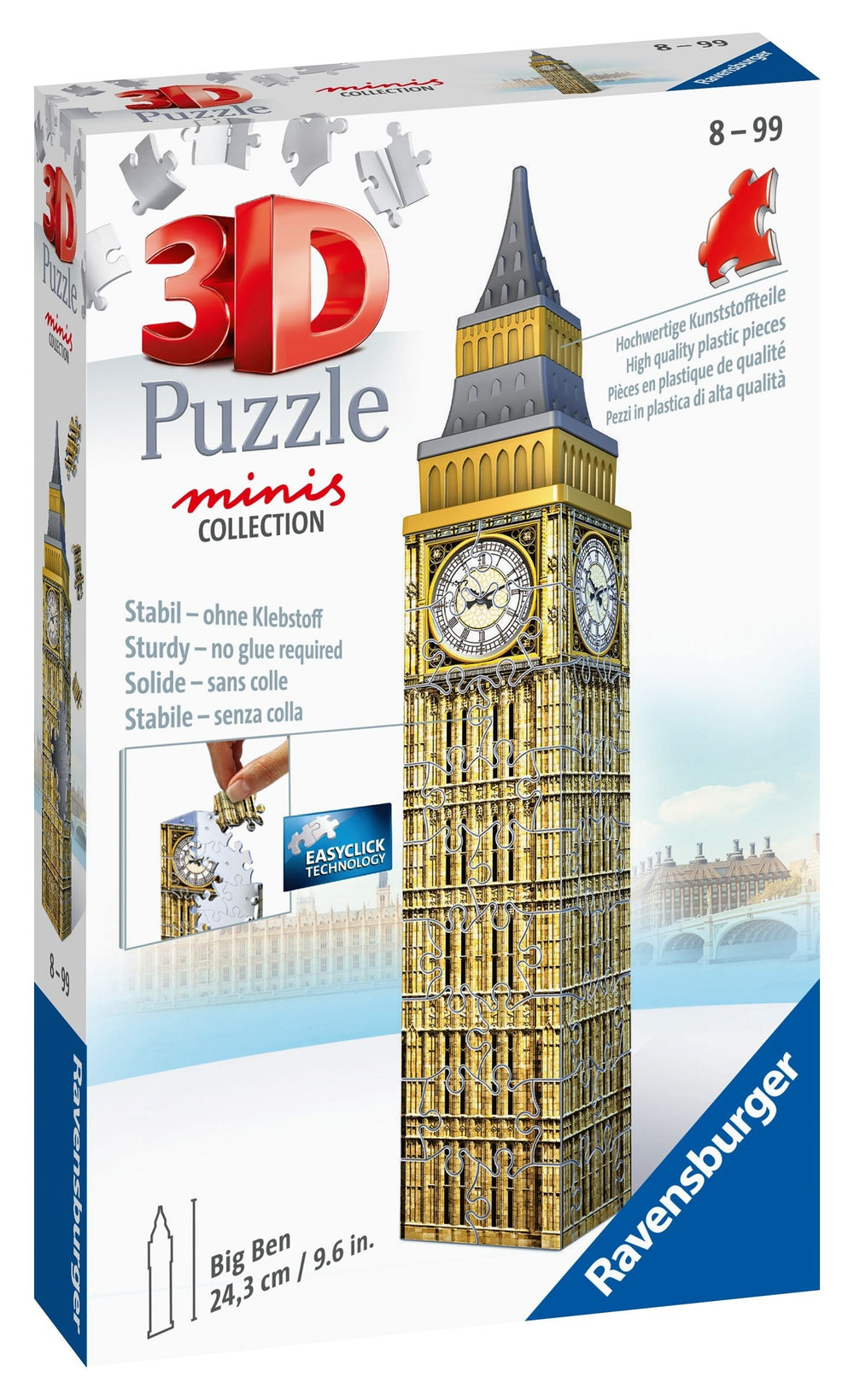 Ravensburger - 3D Mini Big Ben Puzzle - 54 pc