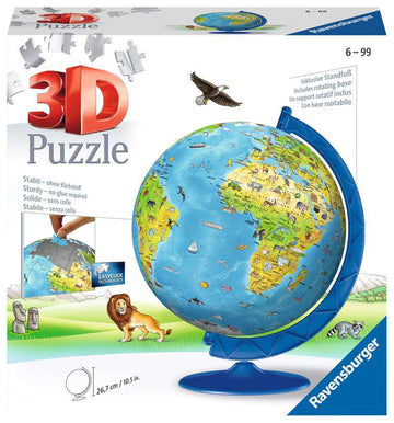 Ravensburger - Children's Globe 180 pc 3D Puzzle Puzzles
