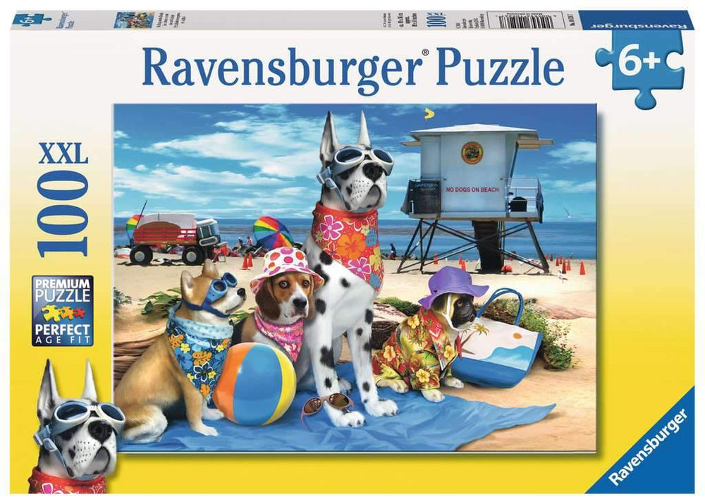 Ravensburger - No Dogs on the Beach 100 pc Puzzle