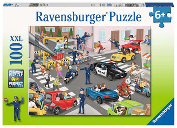 Ravensburger - Police on Patrol 100 pc Puzzle Puzzles