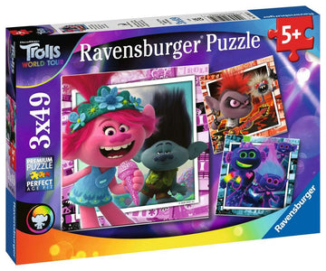 Ravensburger - Trolls 2: World Tour 3x49pc Puzzle Set All Toys