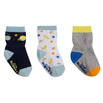 Robezz Sock - Cosmos (3pk) 0-6M Shoes & Accessories