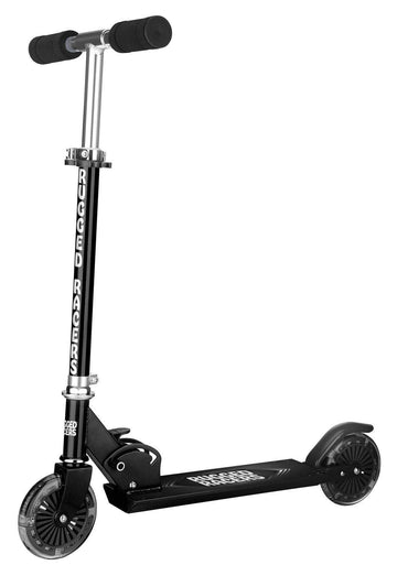 Rugged Racers - 2 Wheel Kick Scooter Black Ride-Ons