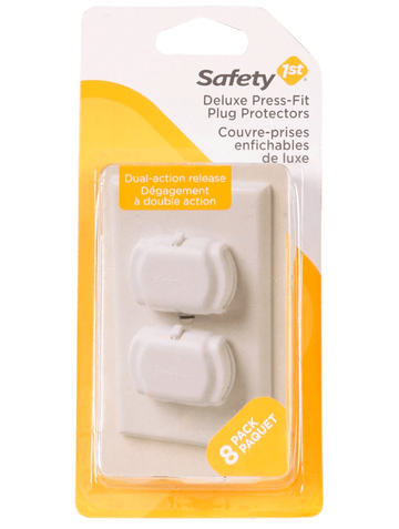 Safety 1st - Deluxe Press Fit Outlet Covers (8pk) Babyproofing