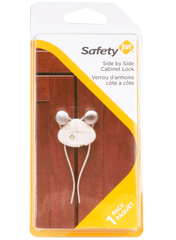Safety 1st - Side by Side Cabinet Lock- White