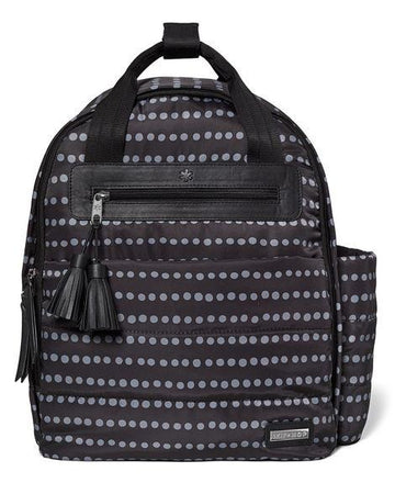 Skip Hop - Riverside Ultra Light Diaper Backpacks - Black Dot Diaper Bags