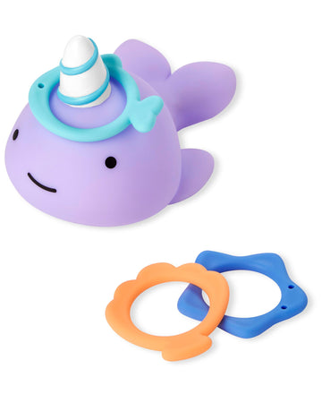 Skip Hop - ZOO® Narwhal Ring Toss Bath Toys