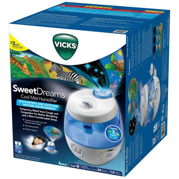 Vicks - Sweet Dreams Cool Mist Ultrasonic Humidifier Healthcare