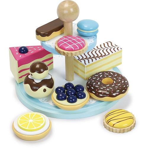 Vilac - 10pc Wooden Kitchen Dessert Set