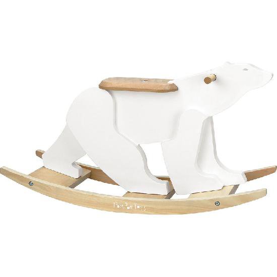 Vilac - Pompon Polar Bear Rocker